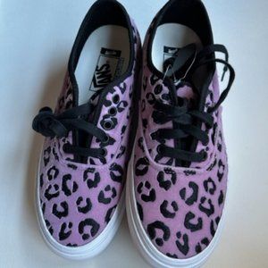 Vans authentic pink velvet
